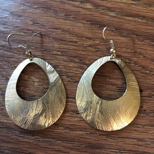 Gold earrings